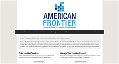 Desktop Screenshot of amfrontier.net